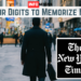 four digits to memorize nyt