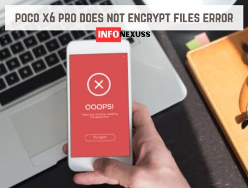 poco x6 pro does not encrypt files error