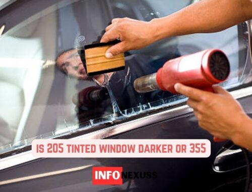 is 205 tinted window darker or 355